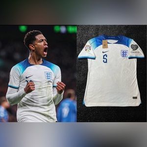 #5 J. Bellingham Men Nike England Authentic Player Version Home Jersey Large L